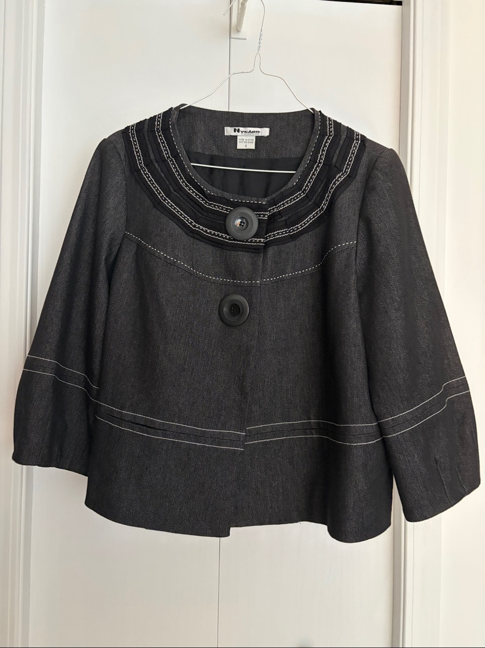 Vintage Nygard cropped Jacket ptp 20”